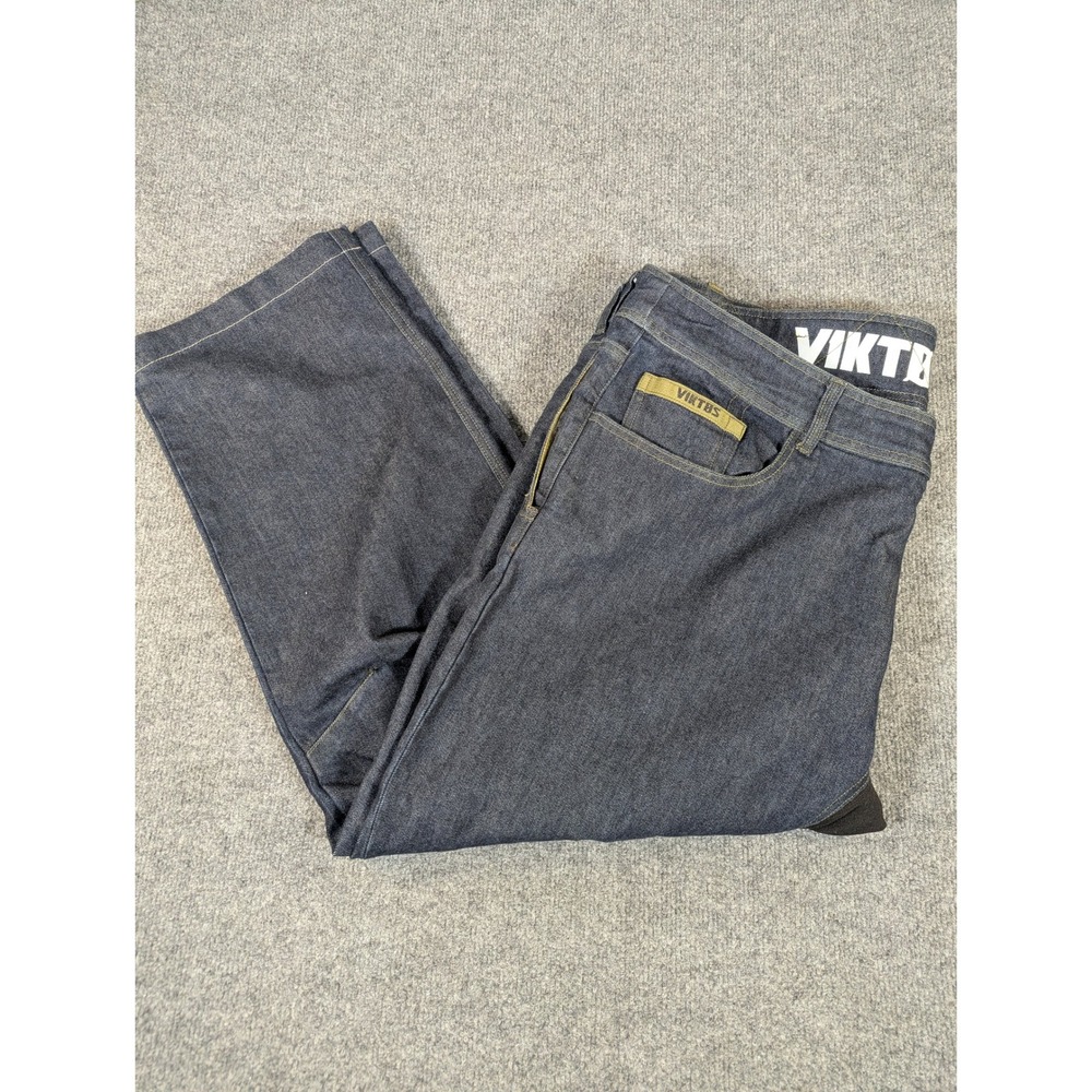 Viktos Gunfighter Jeans Mens 44x34 Dark Indigo Cordura Tactical Denim‎ #2317